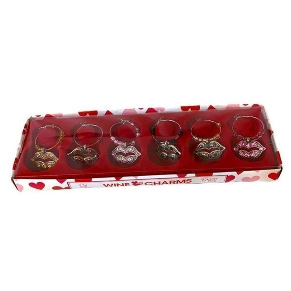 New Wine Charms Kiss Lip Bling